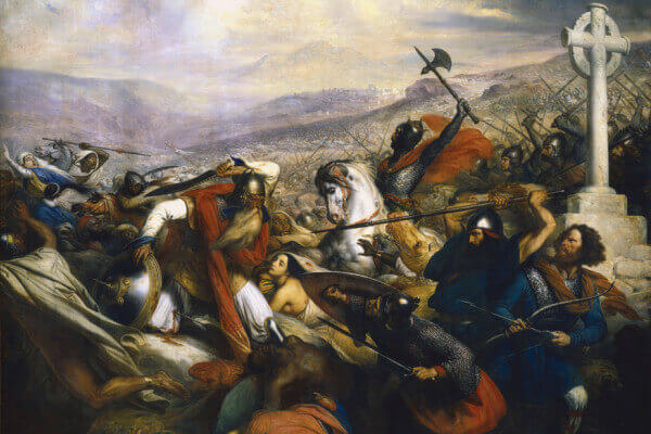 qué fue la batalla de Poitiers 732
