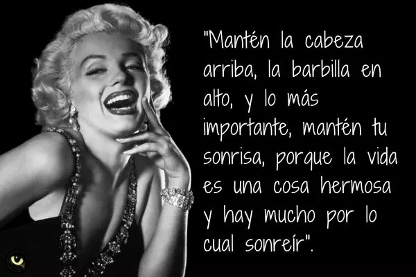 Frase célebre de Marilyn Monroe