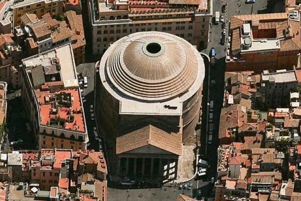 cuánto mide el Panteón de Roma