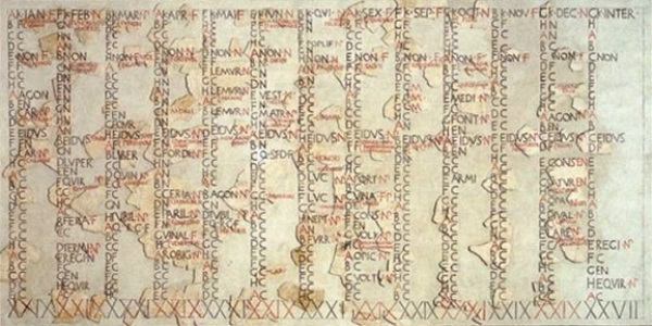 Origen del calendario juliano o romano