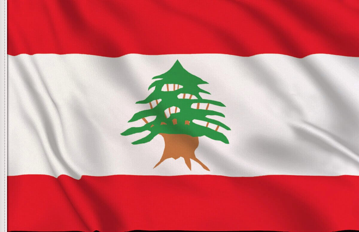 quién creó la bandera del Líbano