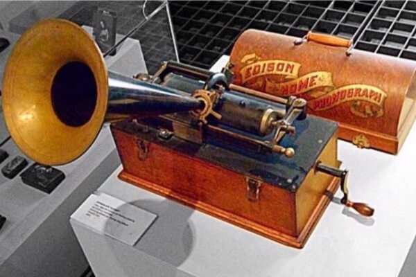 origen e historia del fonógrafo