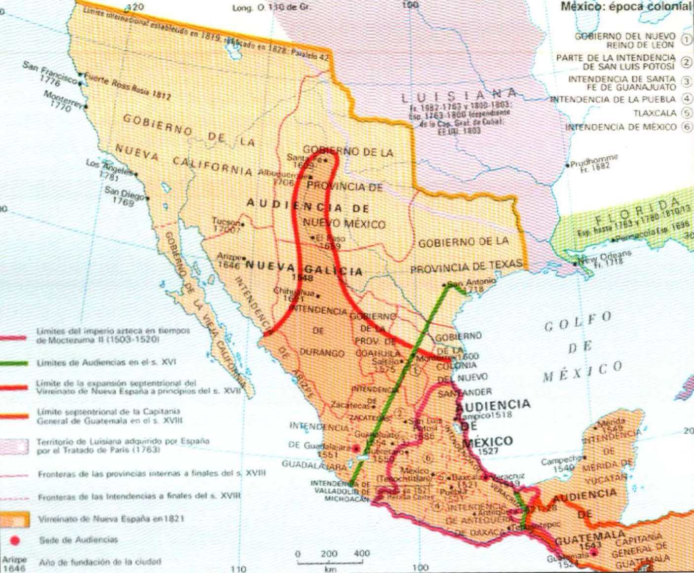 historia colonización de México