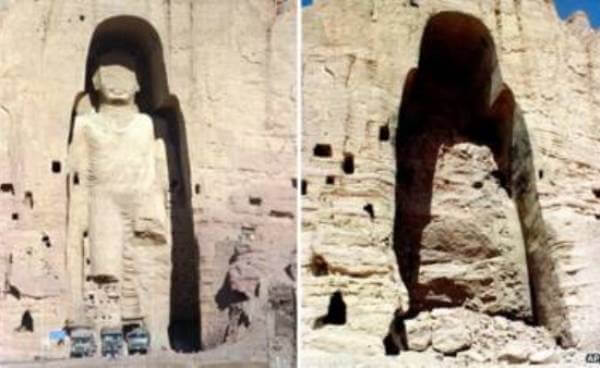 quién construyó el buda los budas de Bamiyan