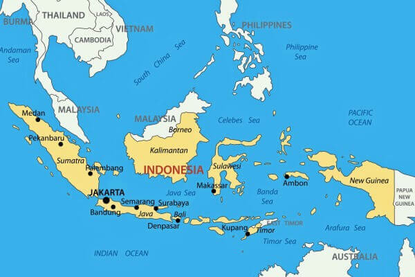 cuándo surgió Indonesia
