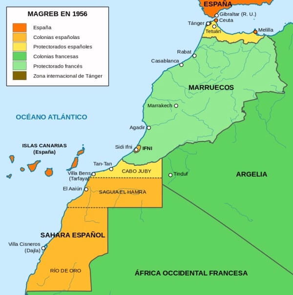 qué país colonizó Marruecos