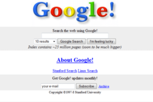 Google en 1997