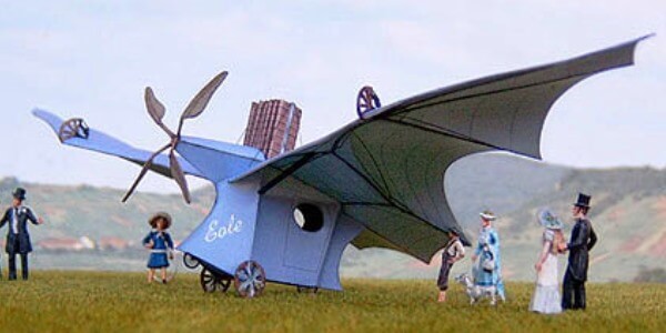 inventor del avión Clement Ader