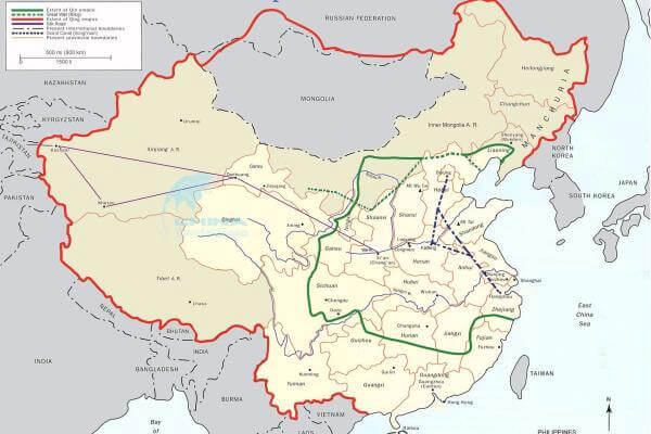 año construcción Gran Canal de China