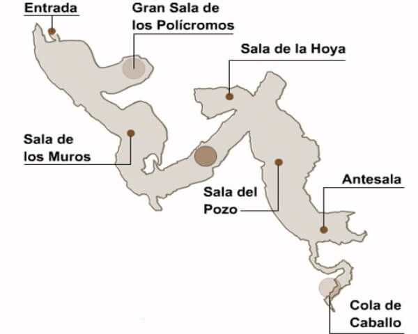 plano de cueva de Altamira