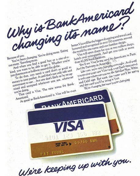 primera tarjeta de crédito visa