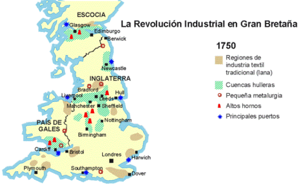 Historia de la Revolución Industrial en Gran Bretaña