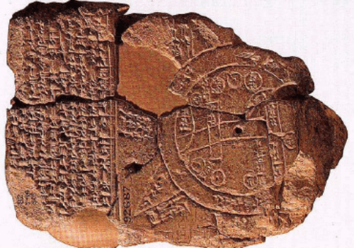 origen de los mapas - El mapa más antiguo del mundo