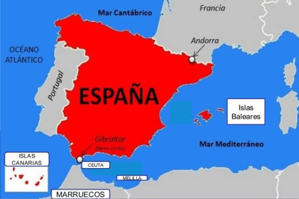 Situación geográfica de España