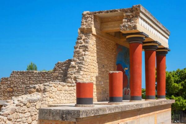 origen e historia palacio de cnosos o Minos