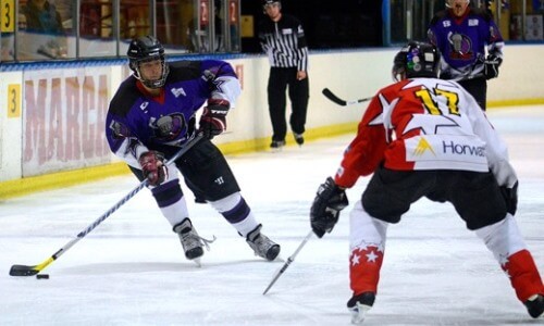 patines hockey sobre hielo