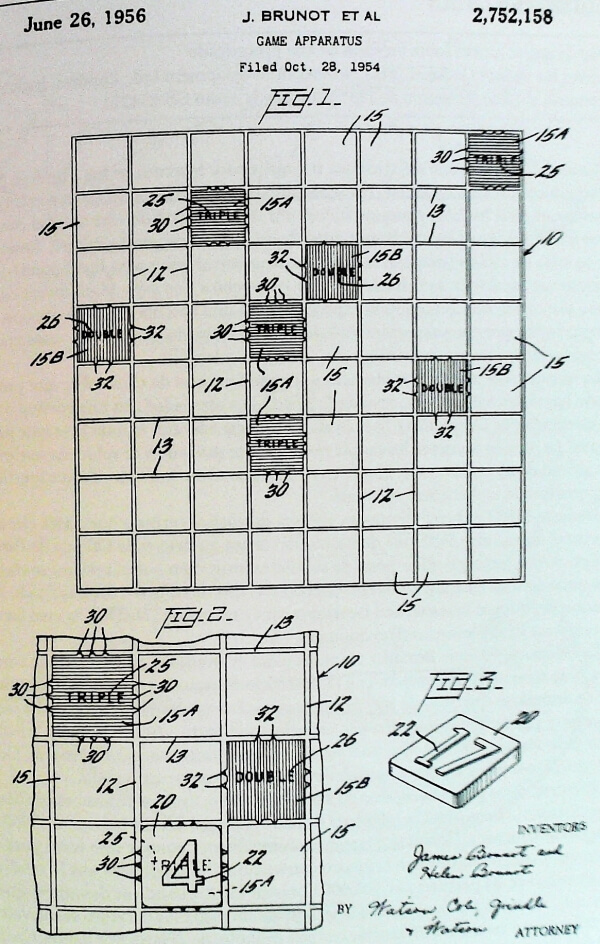 James Brunot patentó el Scrabble
