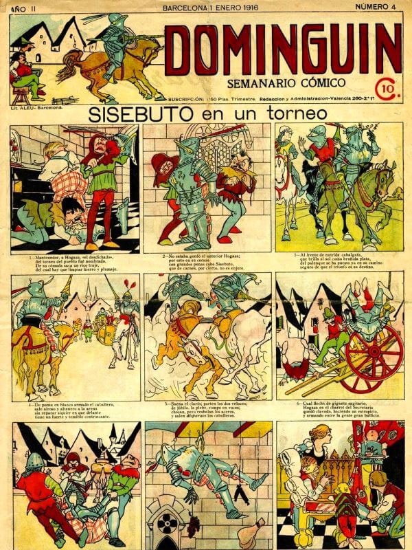 cuál es el primer cómic de España