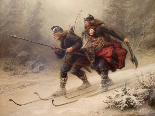 cuándo se inventó el esquí