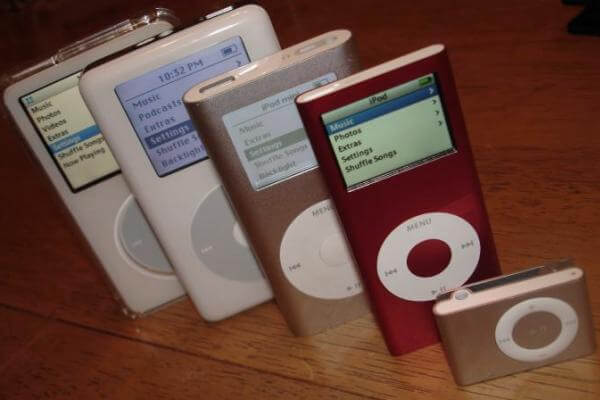 historia del iPod evolución