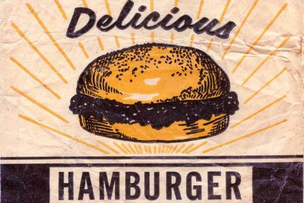 en qué año se inventó la hamburguesa