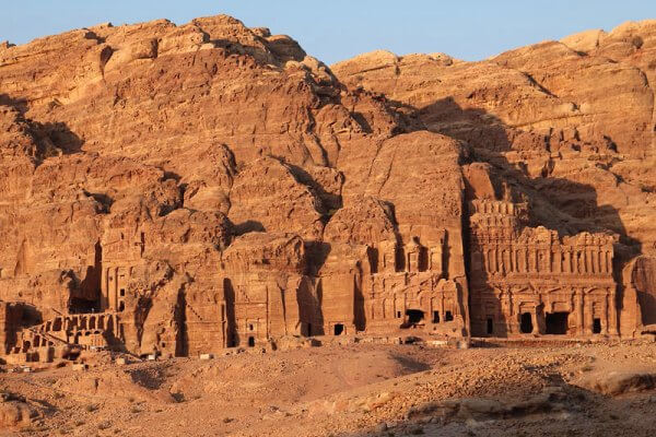 cuándo se construyeron las tumbas de Petra